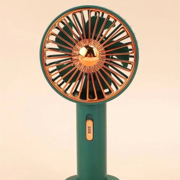 Mini Fan, Modernist Portable Handheld Fan Green - Picture 1 of 5